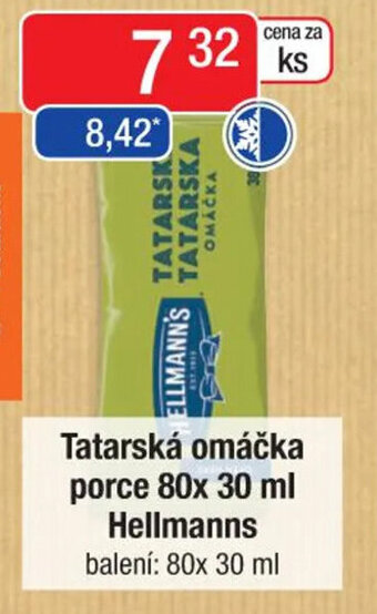Qanto Tatarská omáčka porce 80x 30 ml Hellmanns nabídka