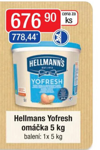 Qanto Hellmans Yofresh omáčka 5 kg nabídka