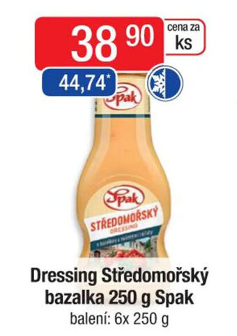 Qanto Dressing Středomořský bazalka 250 g Spak nabídka
