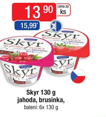 Qanto Skyr 130 g jahoda, brusinka nabídka