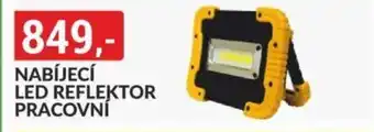 Baumax NABÍJECÍ LED REFLEKTOR PRACOVNÍ nabídka