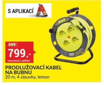 Baumax PRODLUŽOVACÍ KABEL NA BUBNU nabídka
