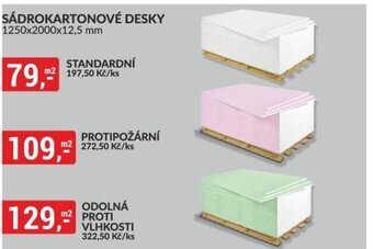 Baumax SÁDROKARTONOVÉ DESKY nabídka