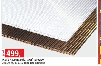 Baumax POLYKARBONÁTOVÉ DESKY nabídka