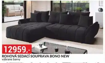 Baumax ROHOVÁ SEDACÍ SOUPRAVA BONO NEW výbrane barvy nabídka