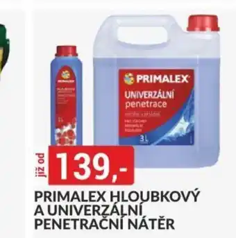 Baumax PRIMALEX HLOUBKOVÝ A UNIVERZÁLNÍ PENETRAČNÍ NÁTĚR nabídka