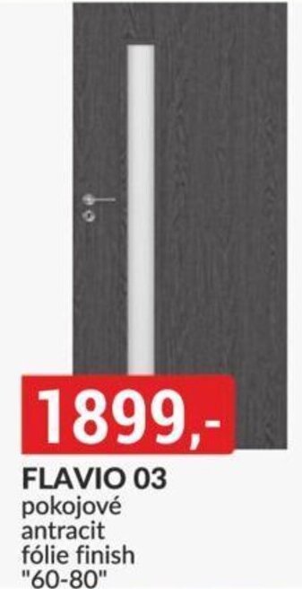 Baumax FLAVIO 03 pokojové antracit fólie finish "60-80" nabídka