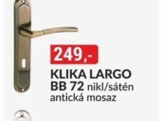 Baumax KLIKA LARGO BB 72 nikl/sátén antická mosaz nabídka