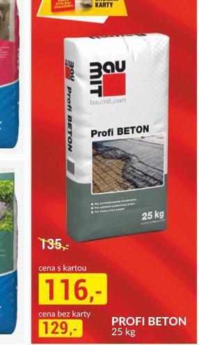 Baumax Profi beton nabídka