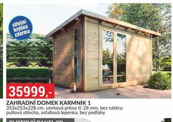 Baumax Zahradní domek nabídka