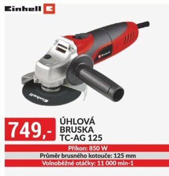 Baumax ÚHLOVÁ BRUSKA TC-AG 125 nabídka