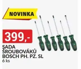 Baumax ŞADA ŠROUBOVÁKŮ BOSCH PH. PZ. SL nabídka