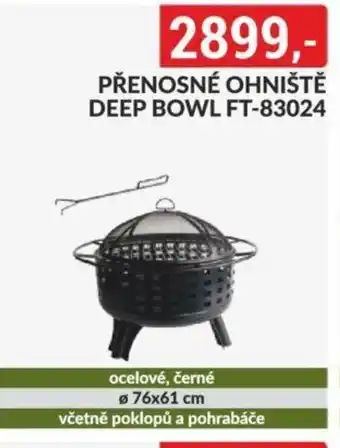Baumax PŘENOSNÉ OHNIŠTĚ DEEP BOWL FT-83024 nabídka