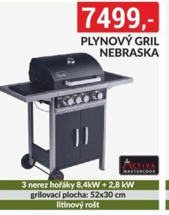 Baumax PLYNOVÝ GRIL NEBRASKA nabídka