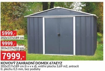 Baumax KOVOVÝ ZAHRADNÍ DOMEK 67AEYZ nabídka