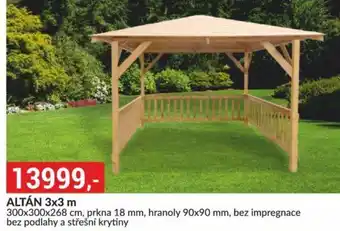 Baumax ALTÁN 3x3 m nabídka