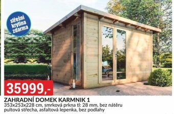 Baumax ZAHRADNÍ DOMEK KARMNIK 1 nabídka