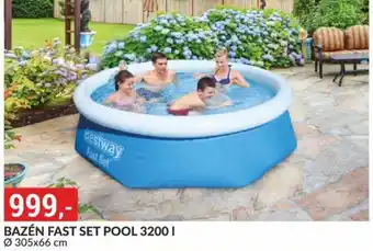 Baumax BAZÉN FAST SET POOL 3200 I Ø 305x66 cm nabídka