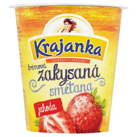 Lidl Krajanka zakysaná krémová smetana 130g, vybrané druhy nabídka