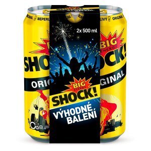 Lidl Big shock! original neperlivý energetický nápoj 2 x 500ml nabídka