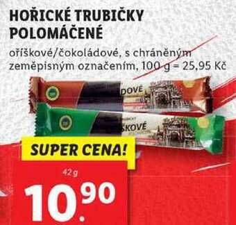 Lidl Hořické trubičky polomáčené, 42 g nabídka