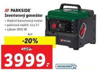 Lidl Invertorový generátor nabídka