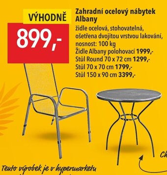 Globus Zahradní ocelový nábytek nabídka