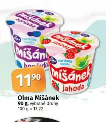 COOP TIP Olma Míšánek 90 g, vybrané druhy 100 g = 13,22 nabídka