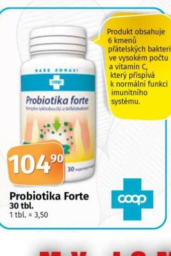 COOP TIP Probiotika forte nabídka