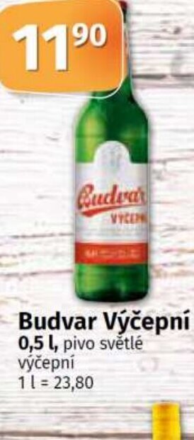 COOP TIP Budvar Výčepní Radegast Rázná 10 nabídka