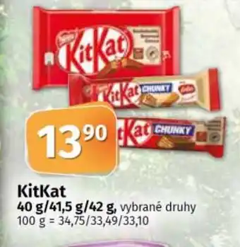 COOP TIP KitKat nabídka