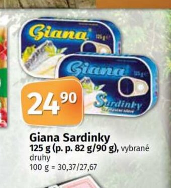 COOP TIP Giana Sardinky nabídka