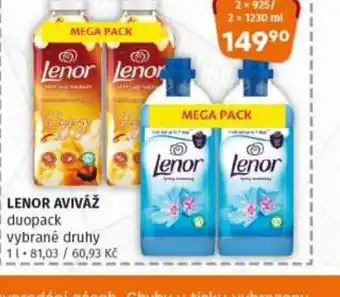 LENOR AVIVÁŽ duopack vybrané druhy 11-81,03 / 60,93 Kč