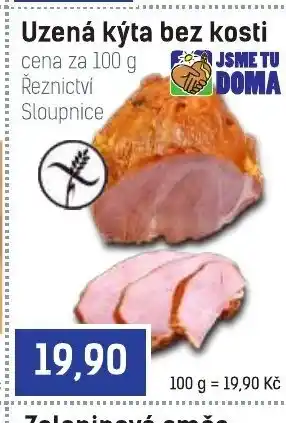 COOP TIP Uzená kýta bez kosti cena za 100 g nabídka