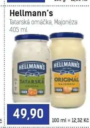 COOP TIP Hellmann's Tatarská omáčka, Majonéza 405 ml nabídka