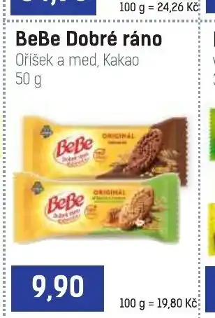 COOP TIP BeBe Dobré ráno Oříšek a med, Kakao 50 g nabídka