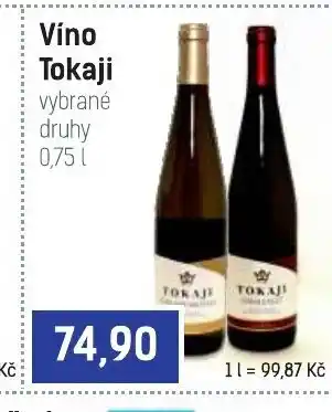 COOP TIP Víno Tokaji nabídka