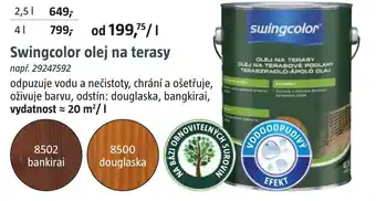 Bauhaus Swingcolor olej na terasy nabídka