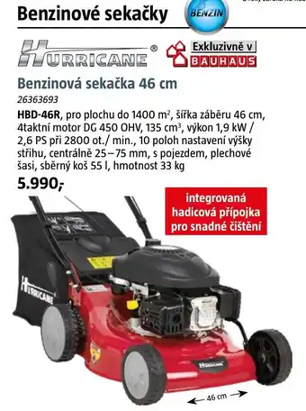 Benzinová sekačka 46 cm