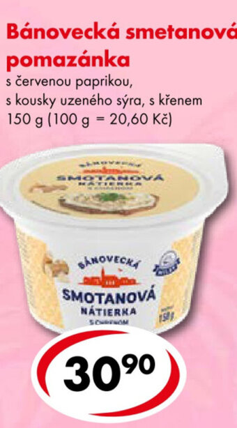 CBA Bánovecká smetanová pomazánka nabídka