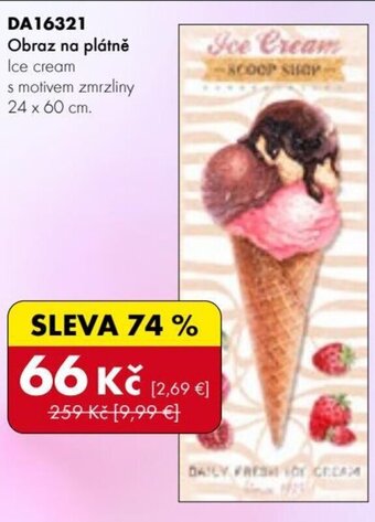 DA16321 Obraz na plátně Ice cream