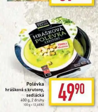 Billa Polévka hrášková s krutony 400 g nabídka