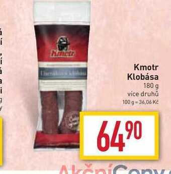 Billa Kmotr klobása 180 g nabídka