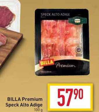 Billa Billa premium speck alto adige 100 g nabídka