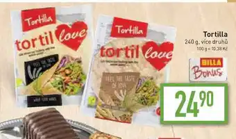 Billa Tortilla 240 g nabídka