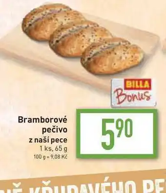 Billa Bramborové pečivo z naší pece 1 ks, 65 g nabídka