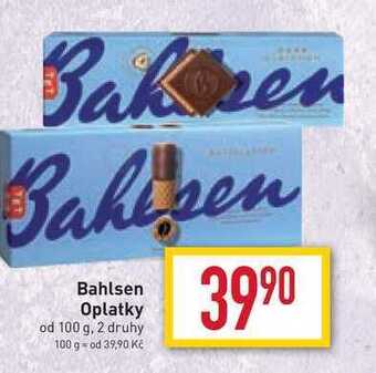Billa Bahlsen oplatky od 100 g nabídka