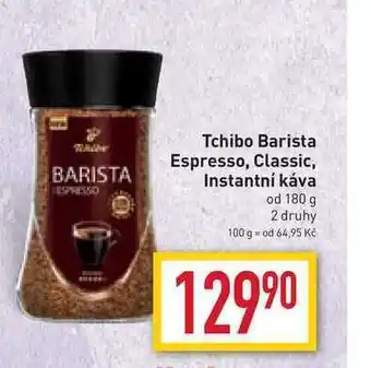 Billa Tchibo barista espresso instantní káva od 180 g nabídka