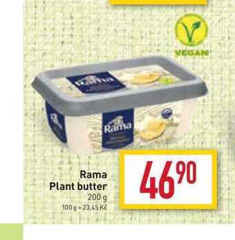 Billa Rama plant butter 200 g nabídka