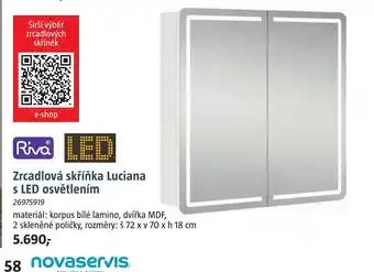 Zrcadlo Solid s LED osvětlením 27182651/23841808